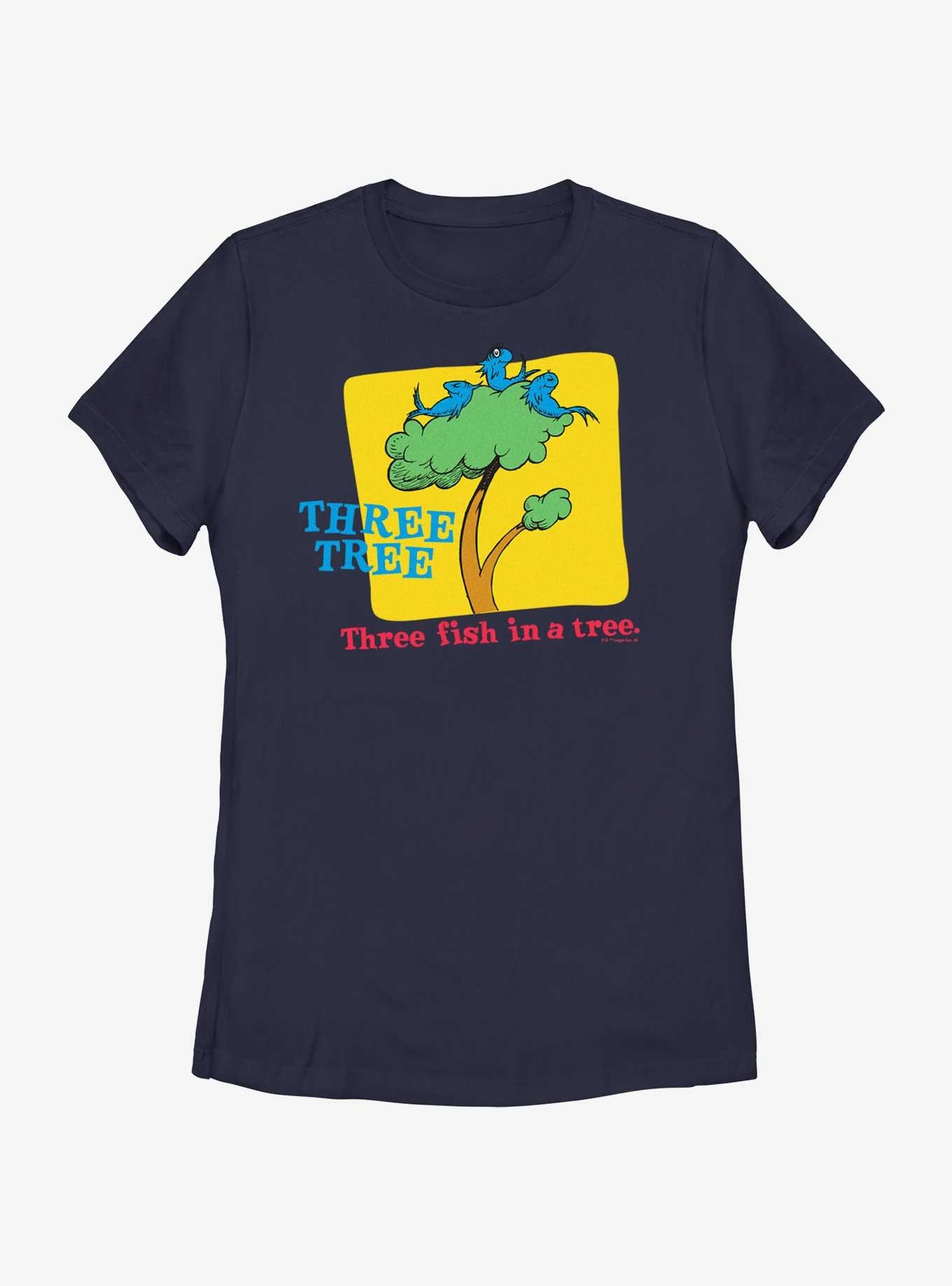 Dr. Seuss's Hop On Pop Three Tree Womens T-Shirt