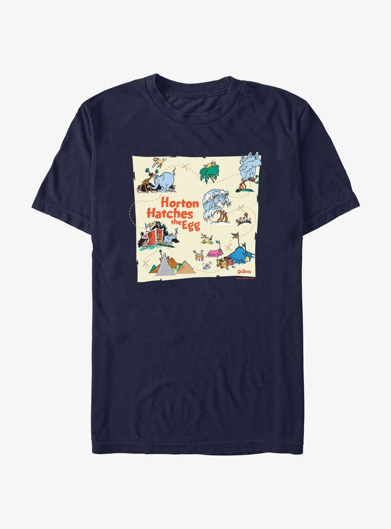 Dr. Seuss's Horton Hatches The Egg Map T-Shirt