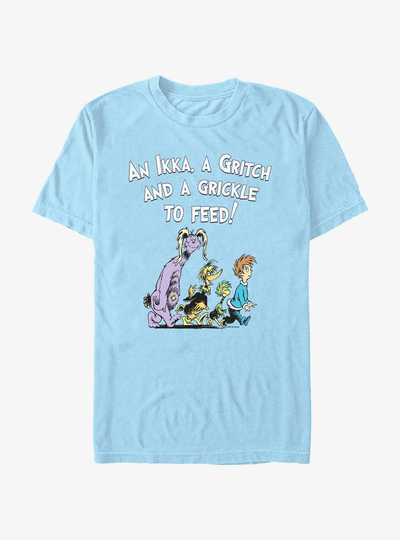 Dr. Seuss's The Bippolo Seed & Other Lost Stories Ikka Gritch Grickle To Feed T-Shirt