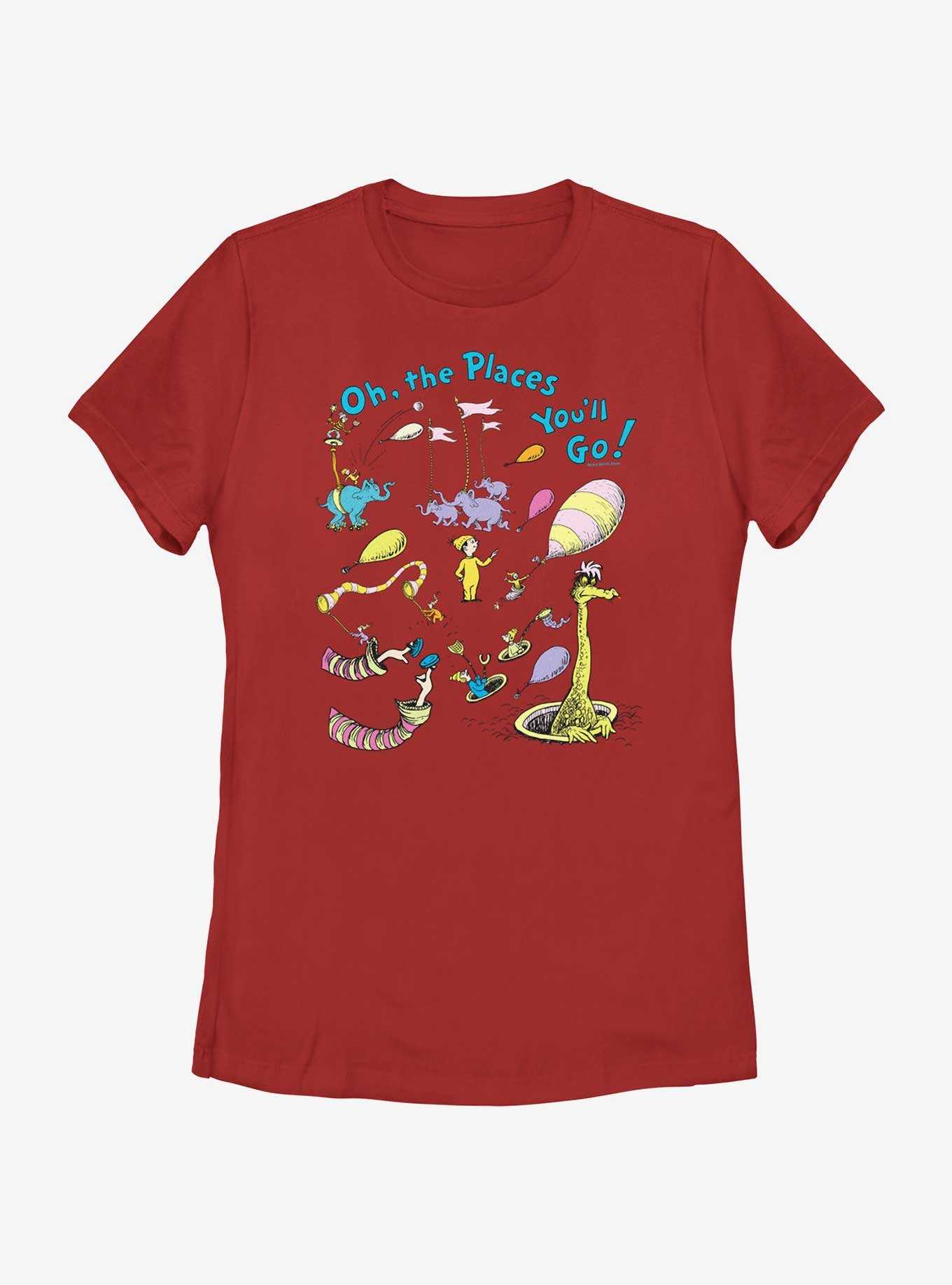 Dr. Seuss's Oh! The Places You'll Go Characters Womens T-Shirt, , hi-res