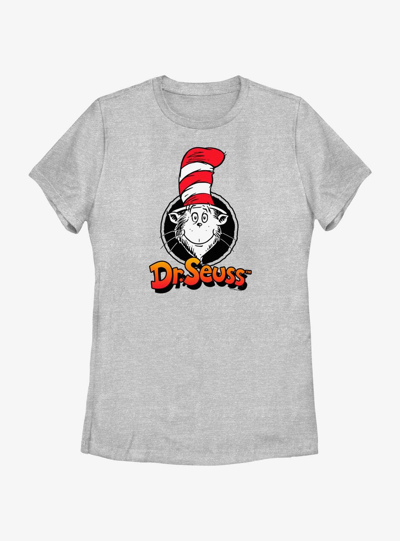 Dr. Seuss's Cat The Hat Circle Portrait Womens T-Shirt