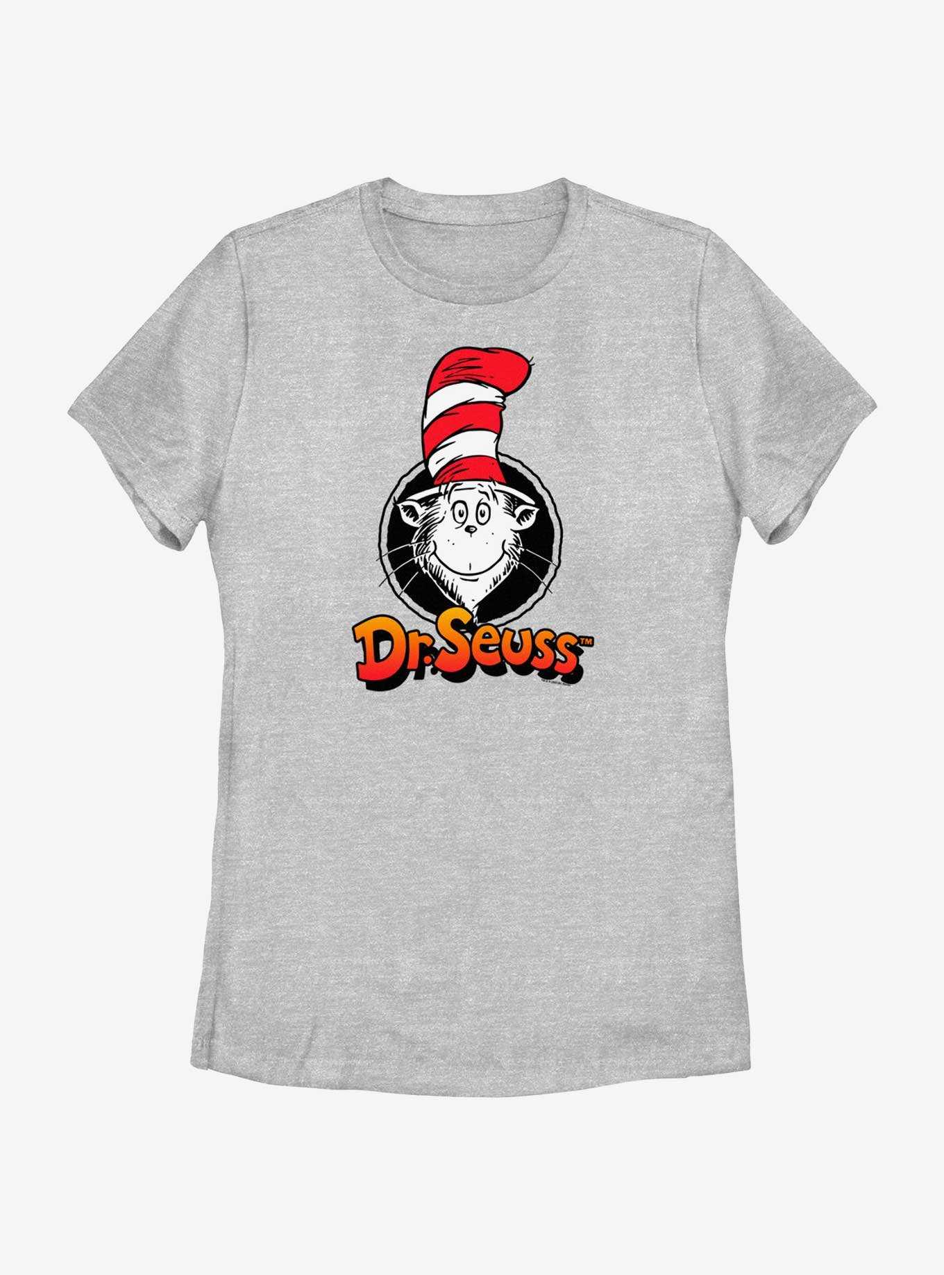Dr. Seuss's Cat In The Hat Circle Portrait Womens T-Shirt, , hi-res