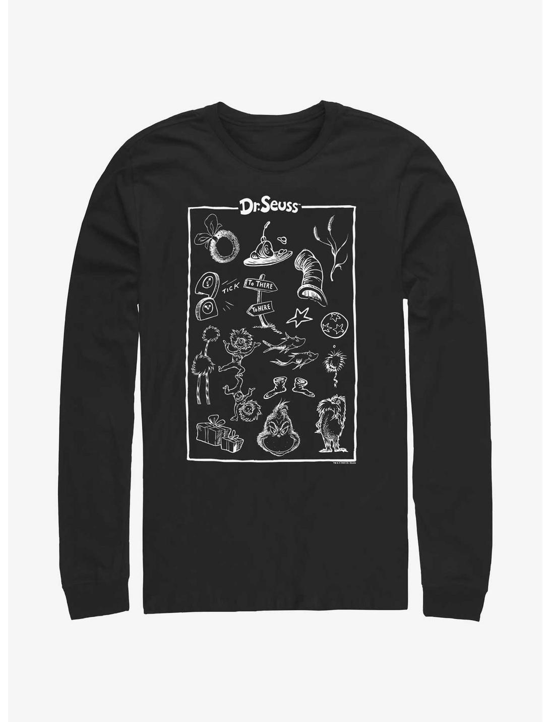 Dr. Seuss Collection Long-Sleeve T-Shirt, BLACK, hi-res