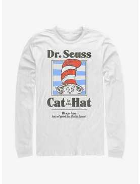 Dr. Seuss's Cat In The Hat Striped Portrait Long-Sleeve T-Shirt, , hi-res