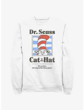 Dr. Seuss's Cat In The Hat Striped Portrait Sweatshirt, , hi-res