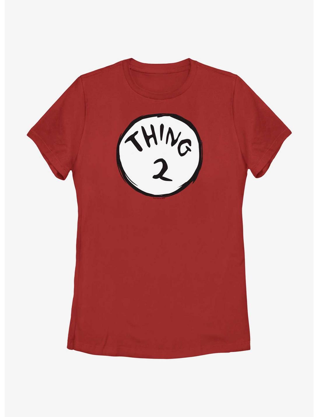 Dr. Seuss's Cat In The Hat Thing 2 Womens T-Shirt, RED, hi-res