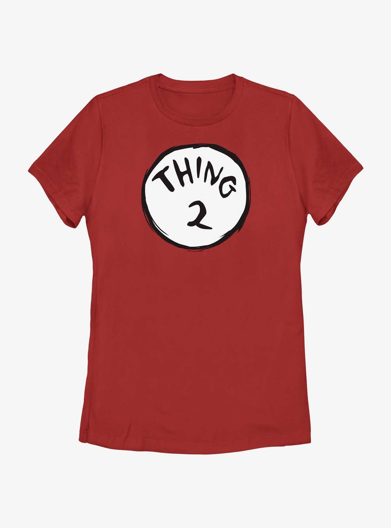 Dr. Seuss's Cat In The Hat Thing 2 Womens T-Shirt, RED, hi-res