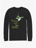 Dr. Seuss's Green Eggs & Ham Green Eggs & Ham Long-Sleeve T-Shirt, BLACK, hi-res