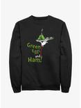 Dr. Seuss's Green Eggs & Ham Green Eggs & Ham Sweatshirt, BLACK, hi-res