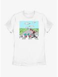 Dr. Seuss's Cat In The Hat Crossing Womens T-Shirt, WHITE, hi-res