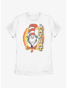 Dr. Seuss's Cat In The Hat Spray Graffiti Womens T-Shirt, , hi-res