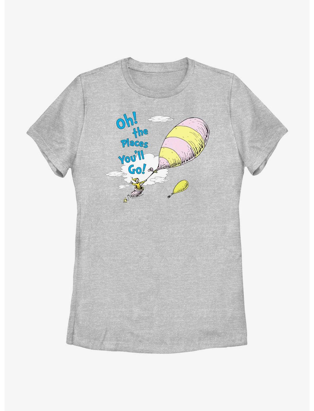 Dr. Seuss's Oh! The Places You'll Go Oh The Places You'll Go Womens T-Shirt, ATH HTR, hi-res