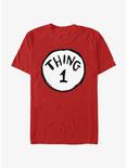 Dr. Seuss's Cat In The Hat Thing 1 T-Shirt, RED, hi-res