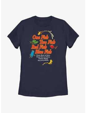 Dr. Seuss's One Fish, Two Fish, Red Fish, Blue Fish Funny Things Are Everywhere Womens T-Shirt, , hi-res