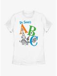 Dr. Seuss's Abc Abcs Womens T-Shirt, WHITE, hi-res