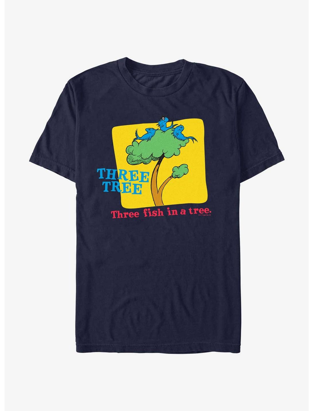 Dr. Seuss's Hop On Pop Three Tree T-Shirt, NAVY, hi-res