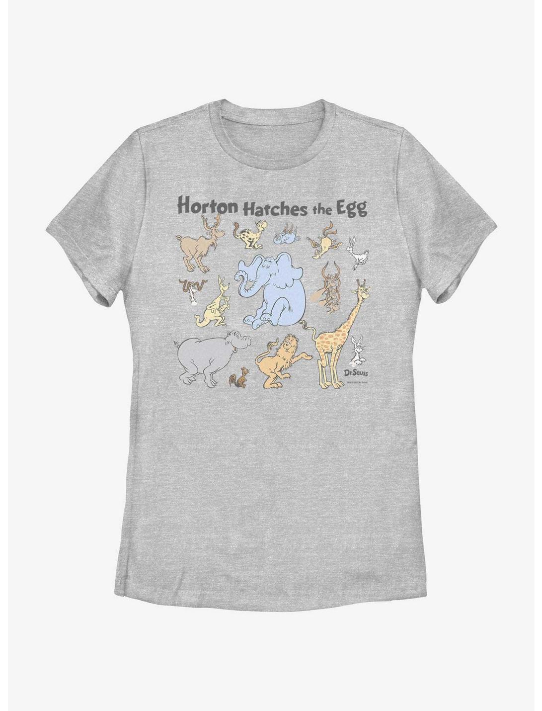 Dr. Seuss's Horton Hatches The Egg Characters Womens T-Shirt, ATH HTR, hi-res