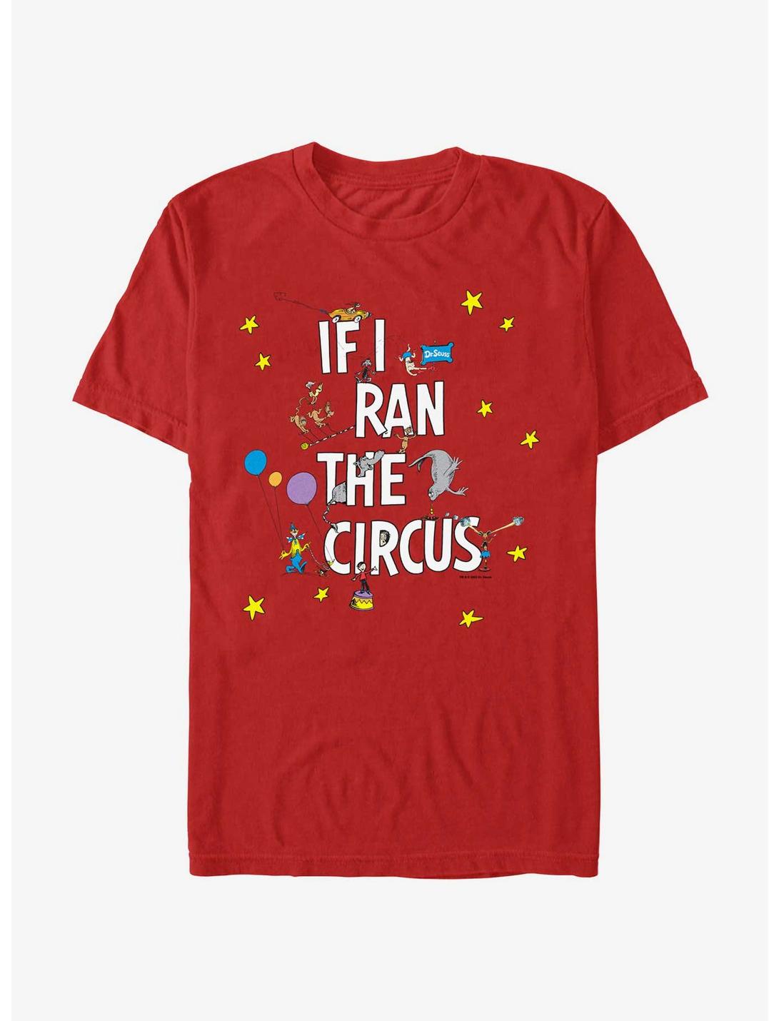 Dr. Seuss's If I Ran The Circus Stars T-Shirt, RED, hi-res