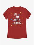 Dr. Seuss's If I Ran The Circus Stars Womens T-Shirt, RED, hi-res