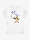 Dr. Seuss's I Had Trouble Getting Into Solla Sollew Trouble Womens T-Shirt, WHITE, hi-res