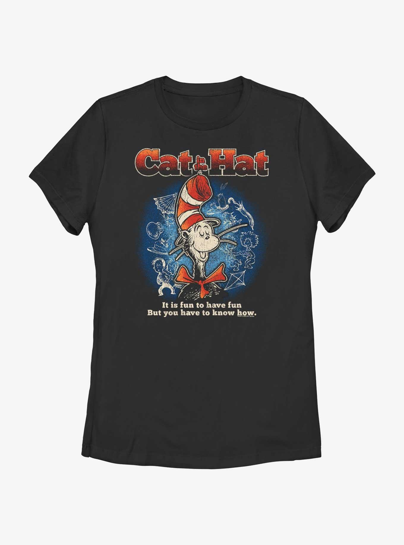 Dr. Seuss's Cat In The Hat Fun To Have Fun Womens T-Shirt, , hi-res