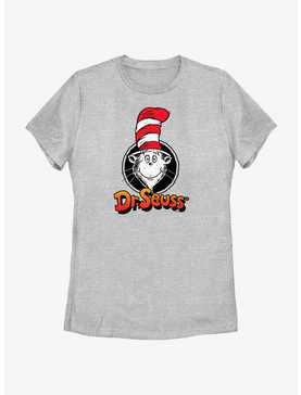 Dr. Seuss's Cat In The Hat Circle Portrait Womens T-Shirt, , hi-res