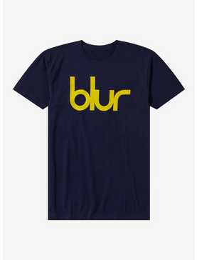 Blur Yellow Logo T-Shirt, , hi-res