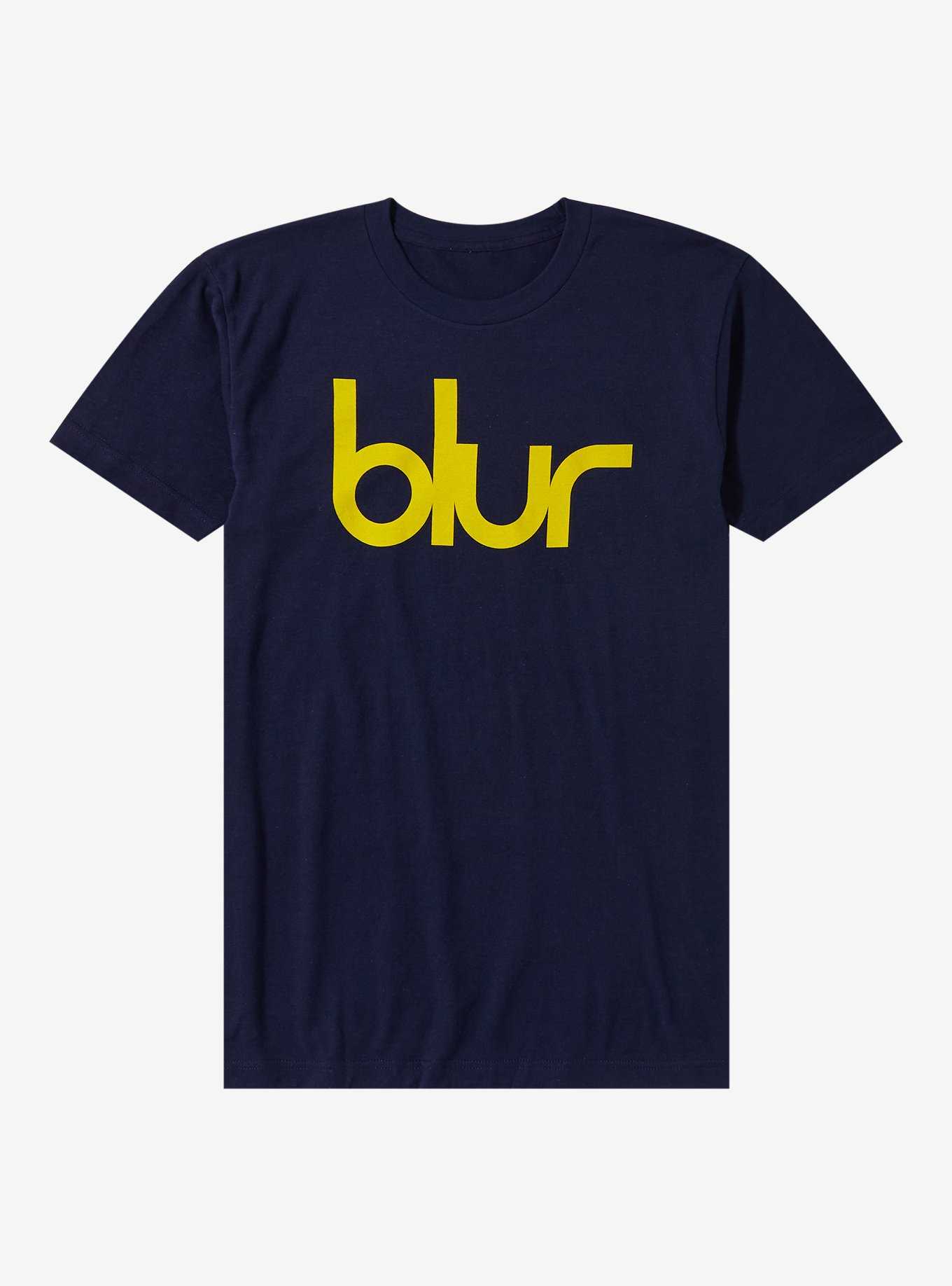 Blur Yellow Logo T-Shirt, , hi-res