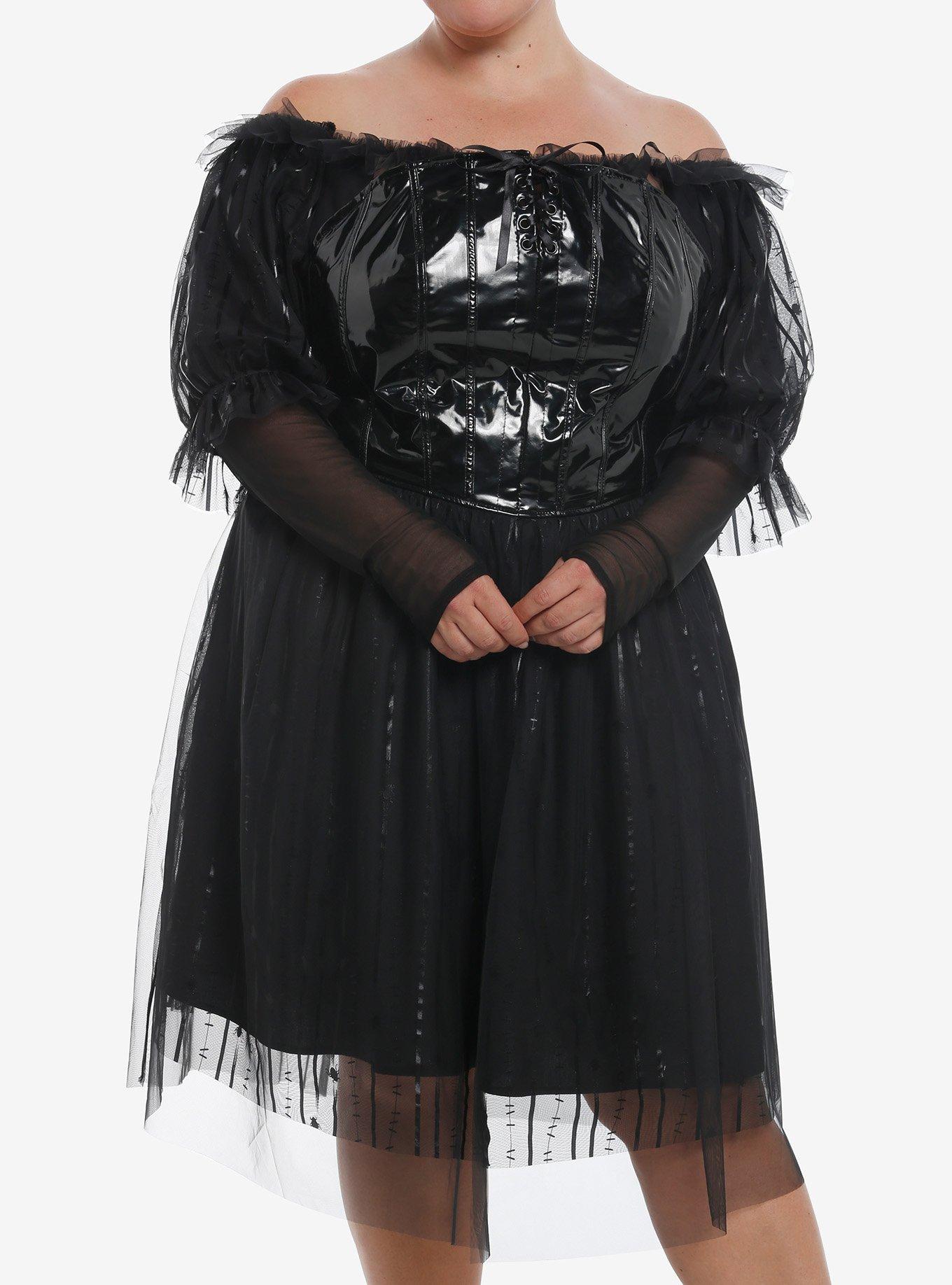 Plus size beetlejuice dress best sale