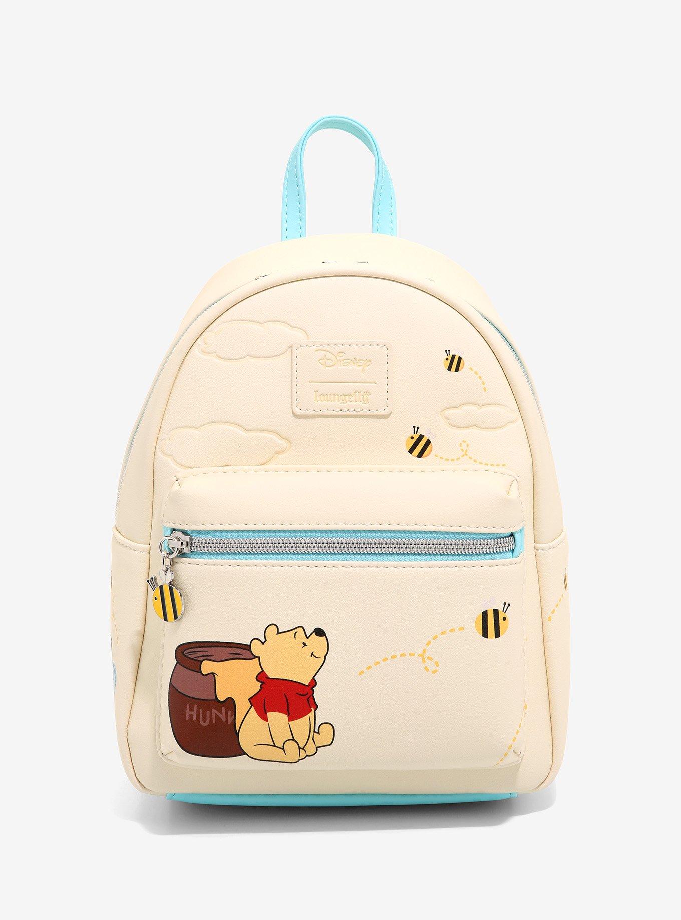 ??NWT DISNEY LOUNGEFLY WINNIE THE POOH CLASSIC ART SKETCH MINI BACKPACK ?? Loungefly Disney Winnie The Pooh Balloons Mini Backpack  main image 4