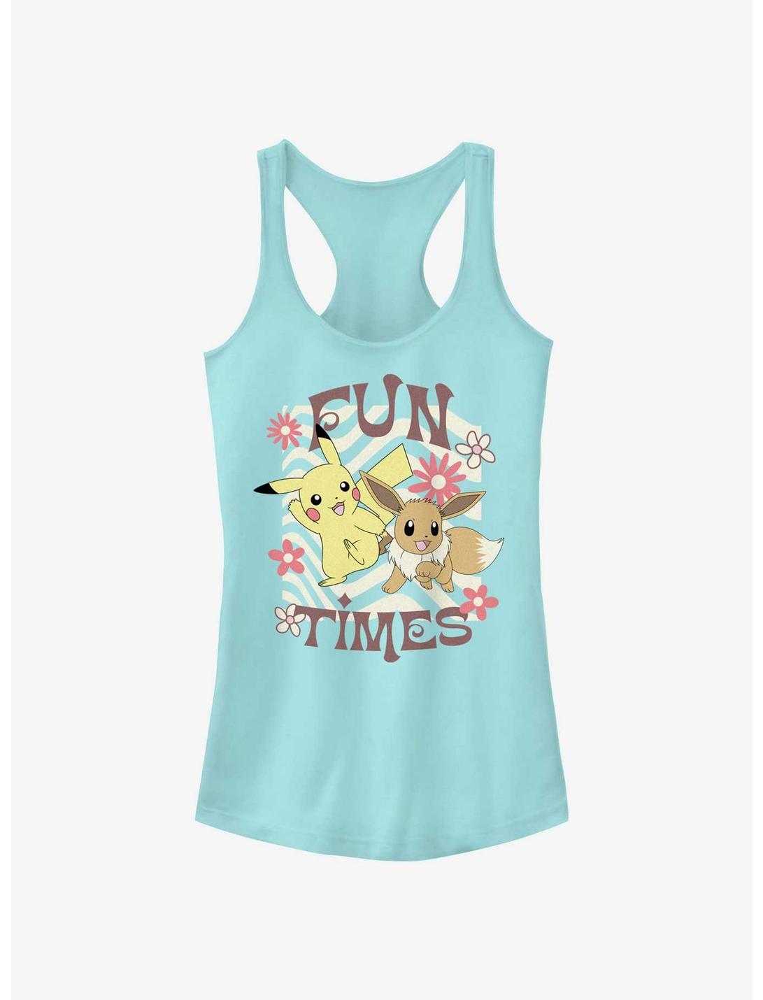 Pokemon Fun Times Pikachu & Eevee Girls Tank, CANCUN, hi-res