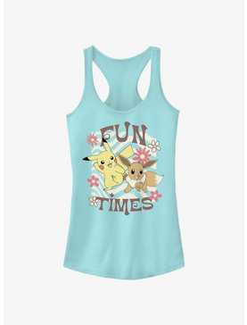 Pokemon Fun Times Pikachu & Eevee Girls Tank, , hi-res