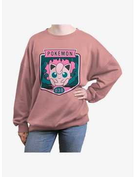 Pokemon Jigglypuff Girls Oversized Sweatshirt, , hi-res