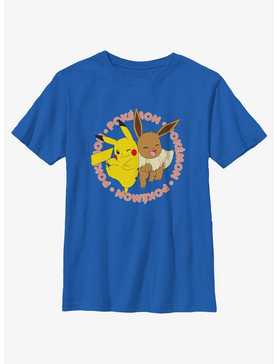 Pokemon Poke Pals Pikachu & Eevee Youth T-Shirt, , hi-res