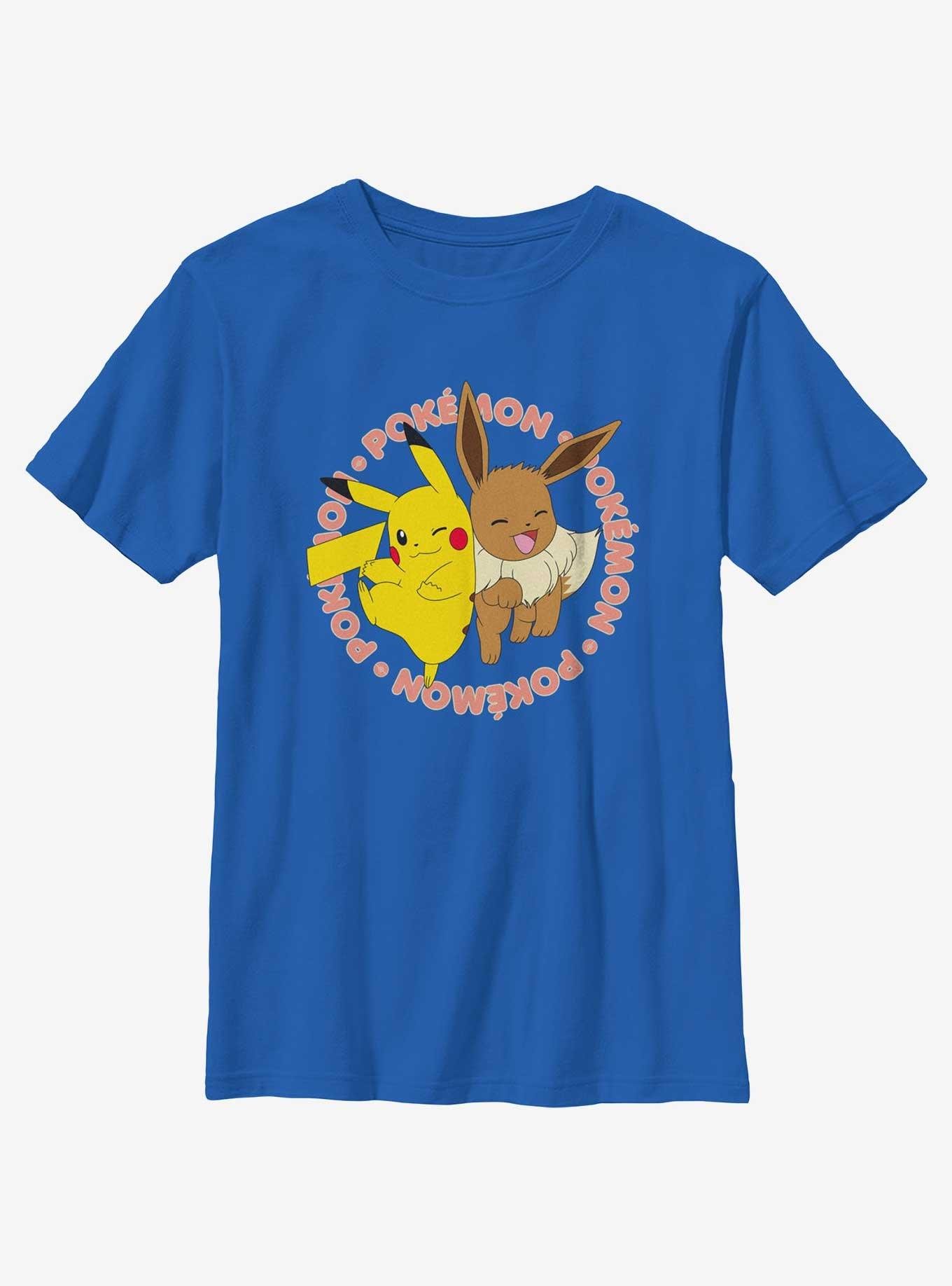 Pokemon Poke Pals Pikachu & Eevee Youth T-Shirt, , hi-res