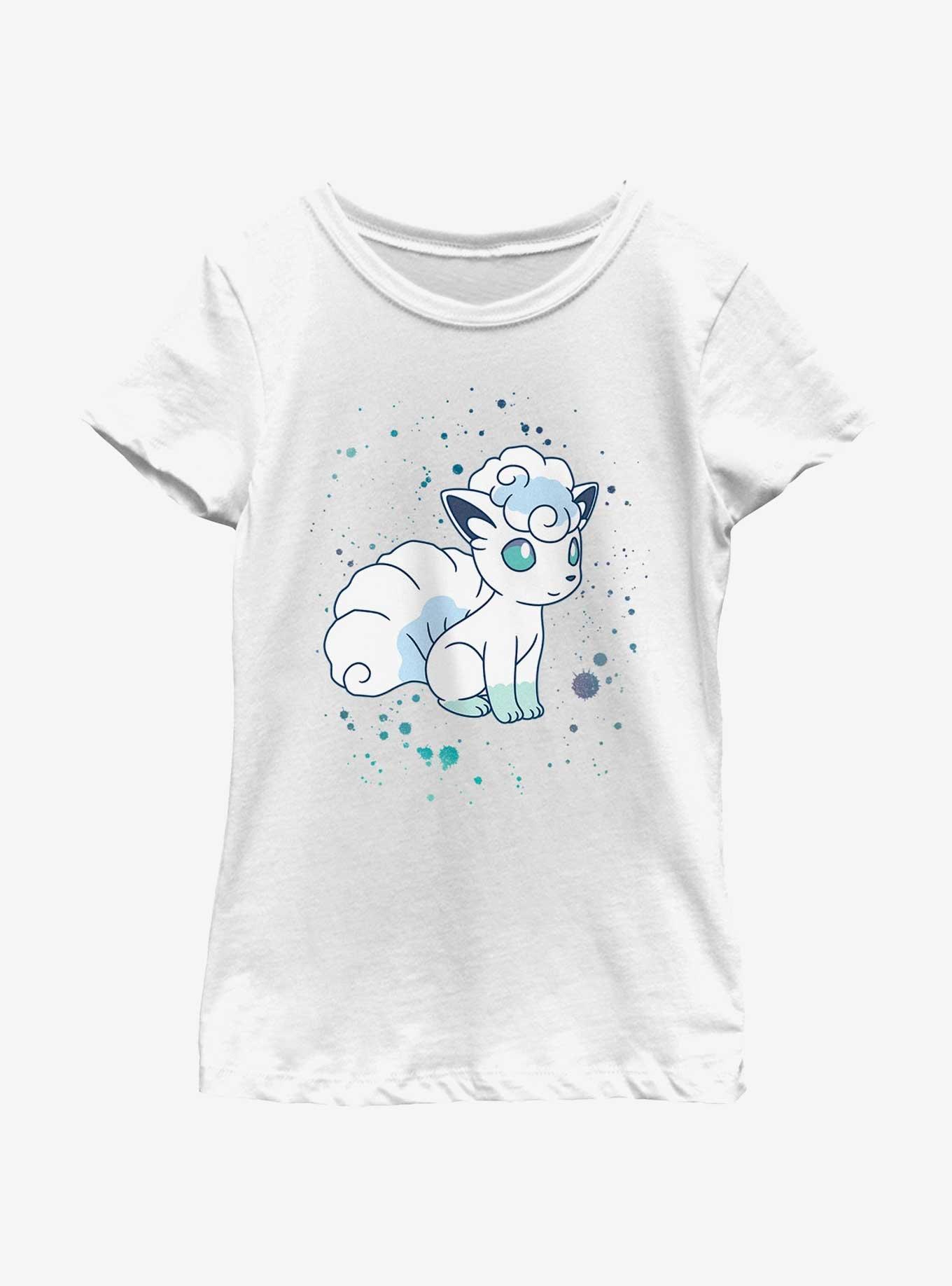 Pokemon Watercolor Vulpix Youth Girls T-Shirt, , hi-res