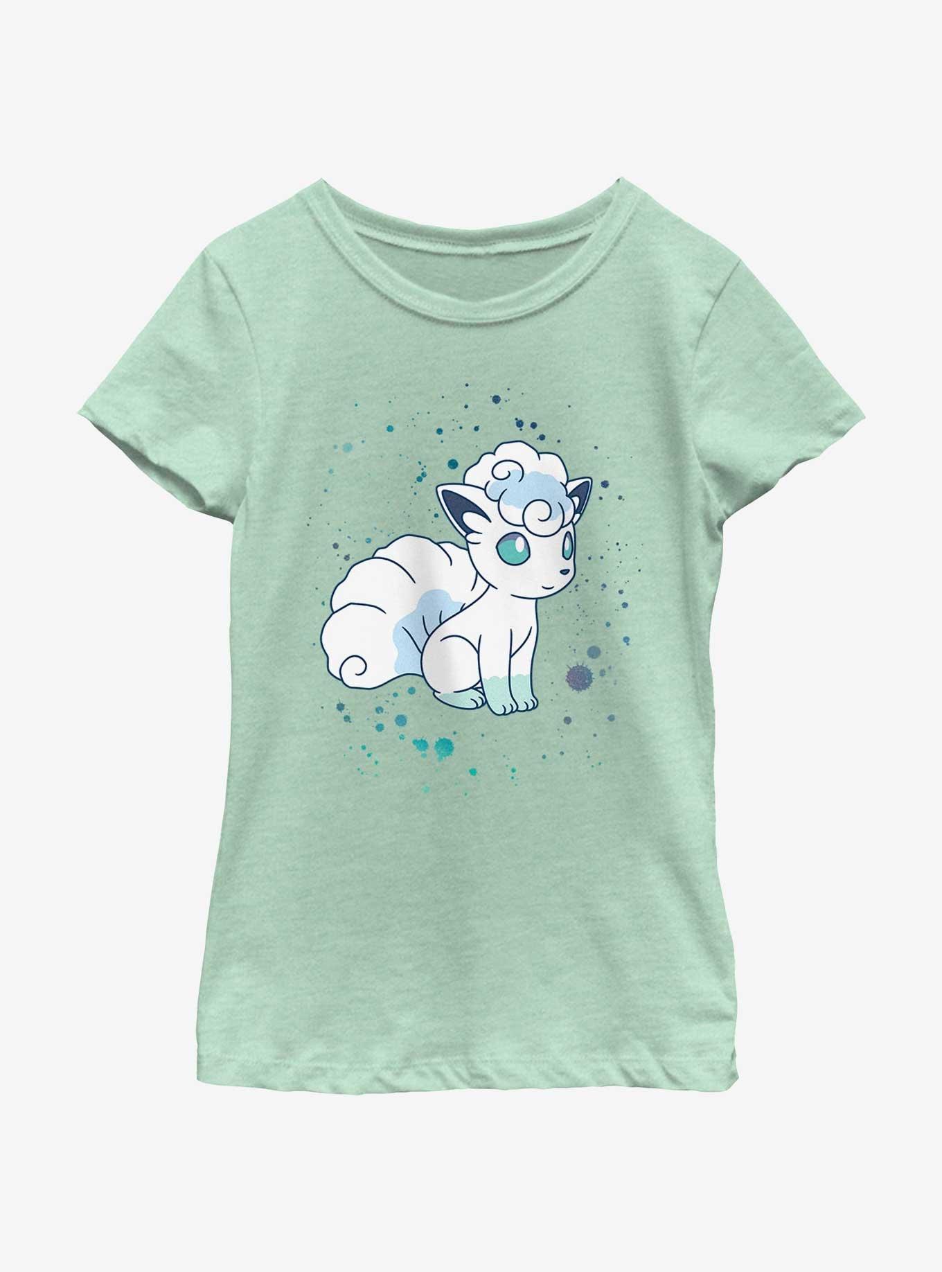 Pokemon Watercolor Vulpix Youth Girls T-Shirt, , hi-res