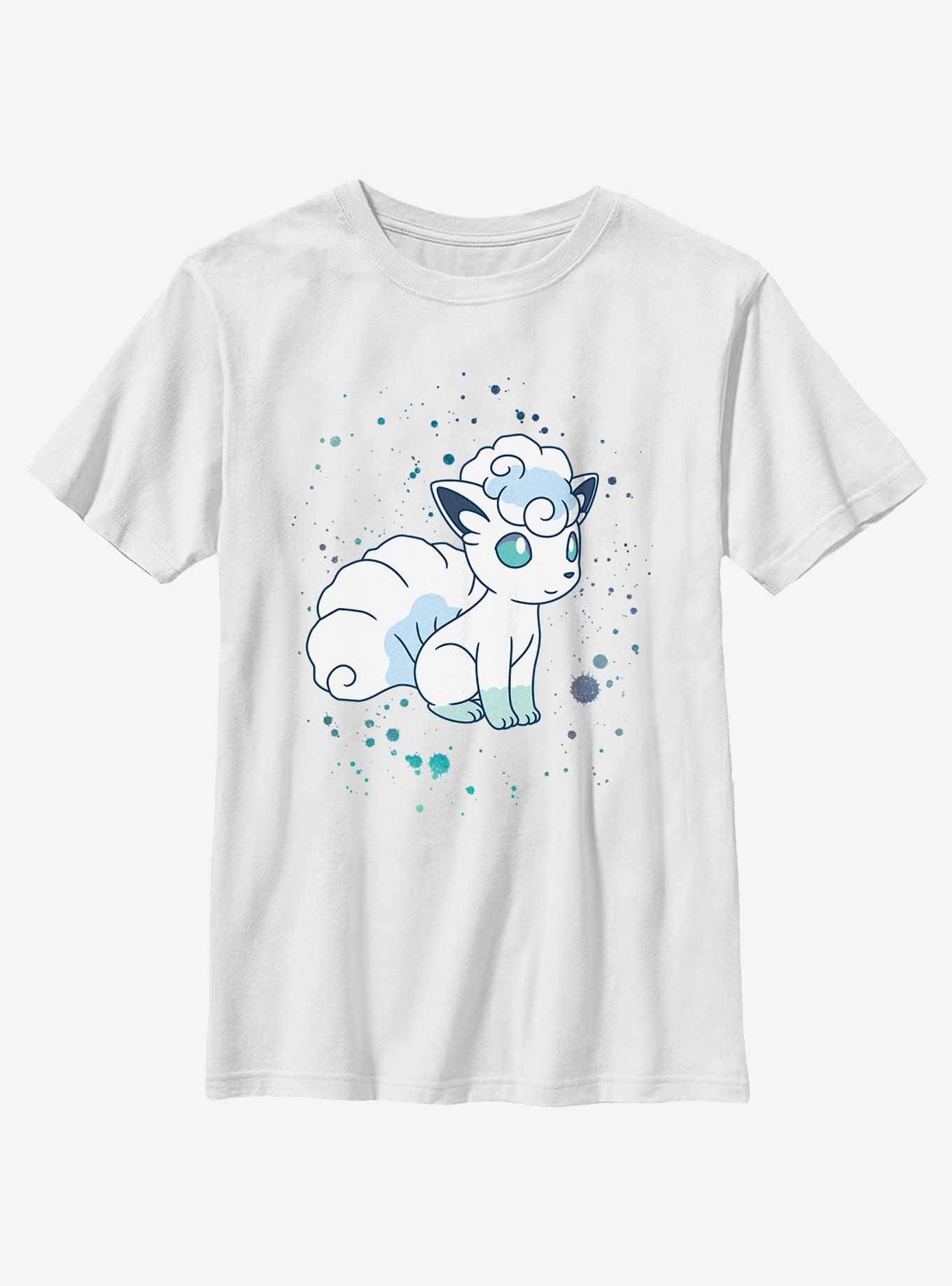 Pokemon Watercolor Vulpix Youth T-Shirt