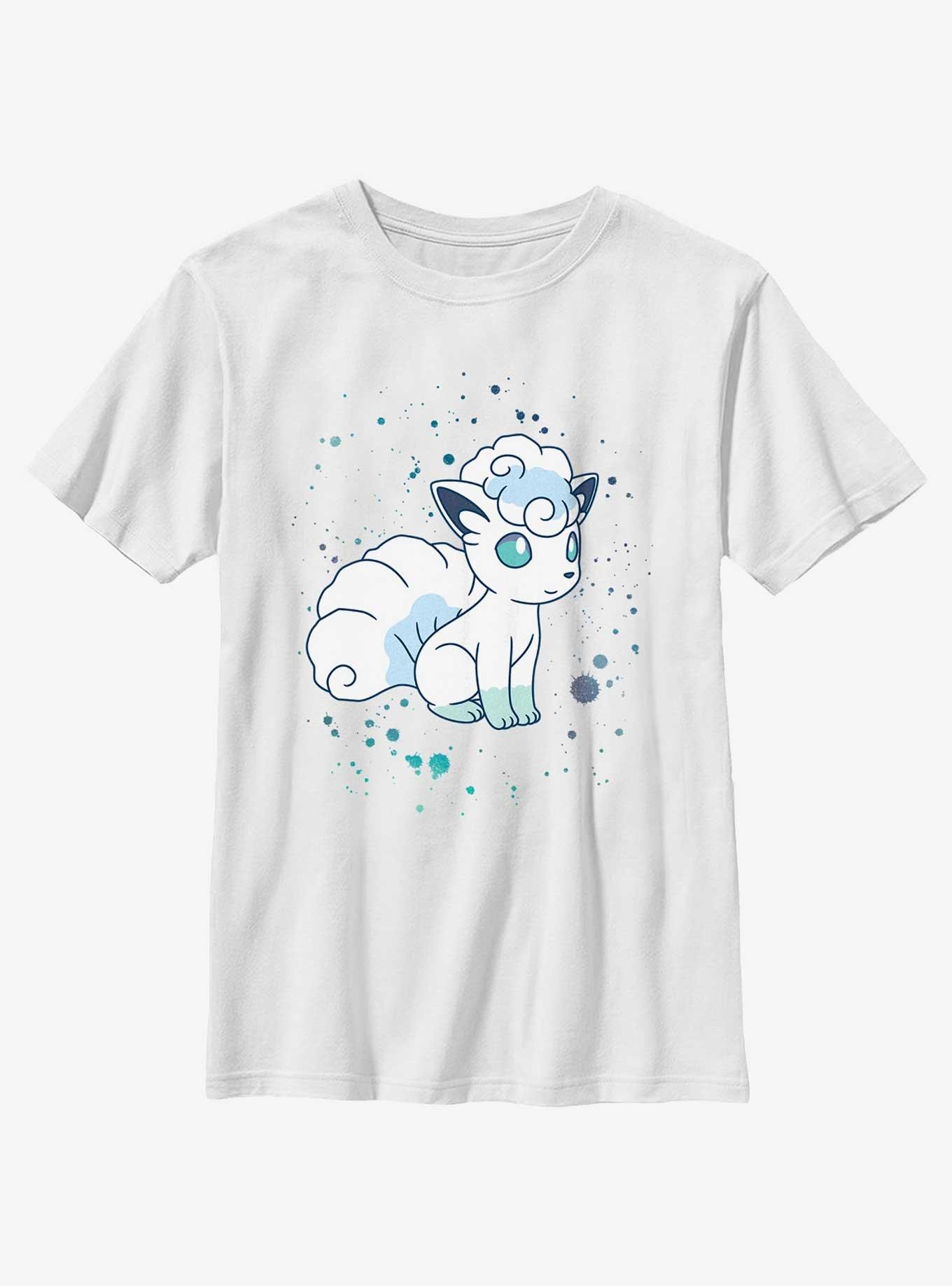 Pokemon Watercolor Vulpix Youth T-Shirt, , hi-res
