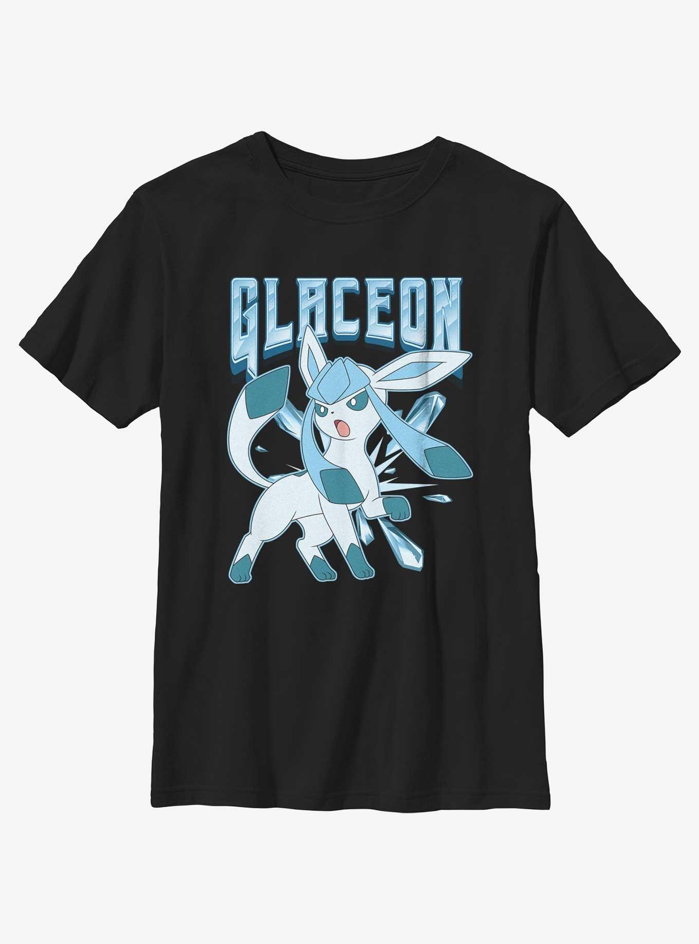 Pokemon Glaceon Ice Beam Youth T-Shirt