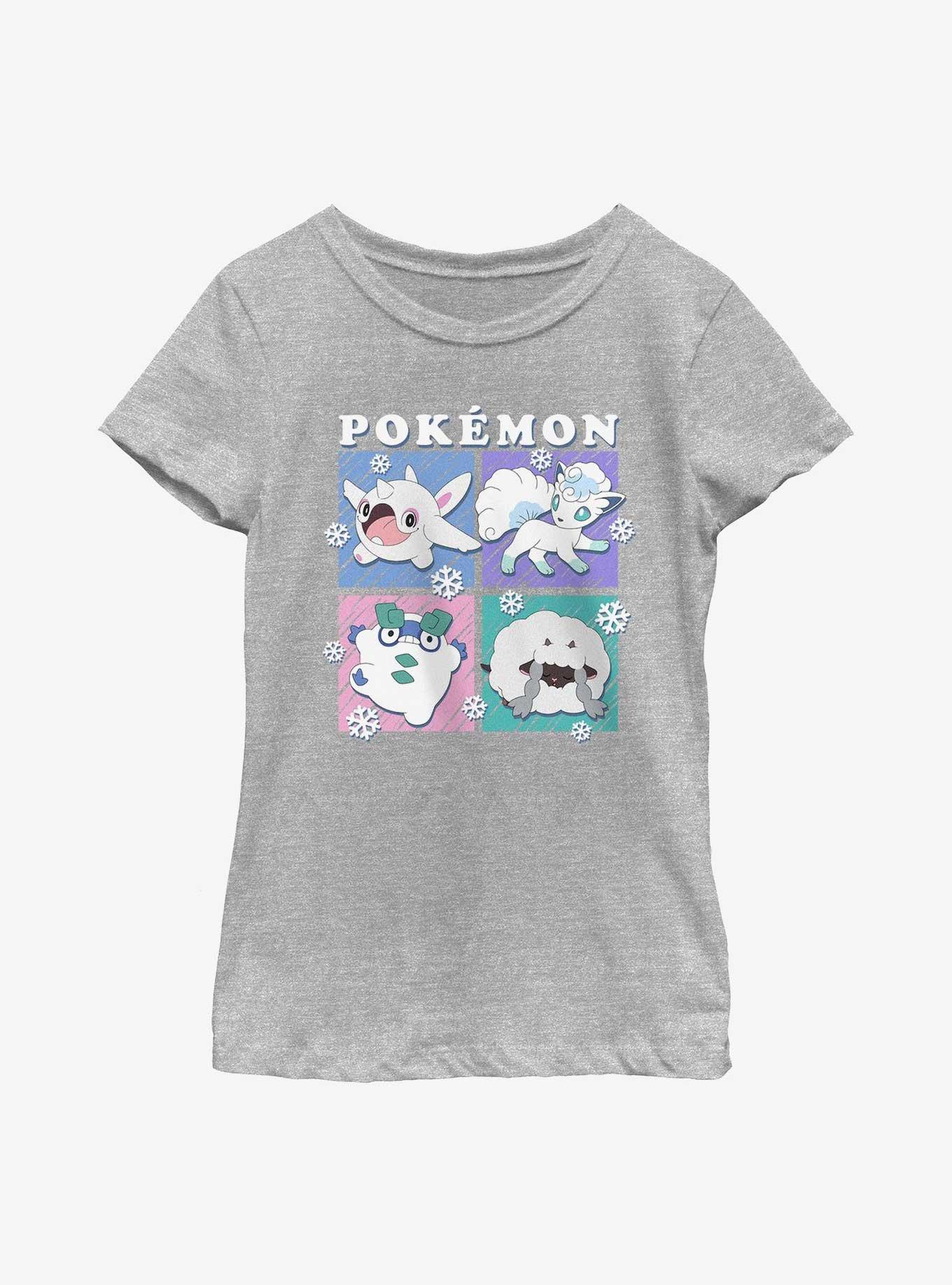 Pokemon Ice Blocks Youth Girls T-Shirt