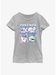 Pokemon Ice Blocks Youth Girls T-Shirt, ATH HTR, hi-res