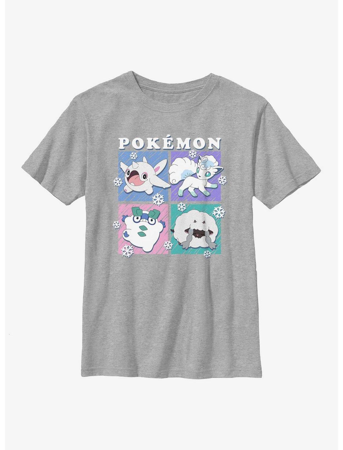 Pokemon Ice Blocks Youth T-Shirt, ATH HTR, hi-res