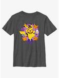 Pokemon Pikachu Magician Youth T-Shirt, CHAR HTR, hi-res