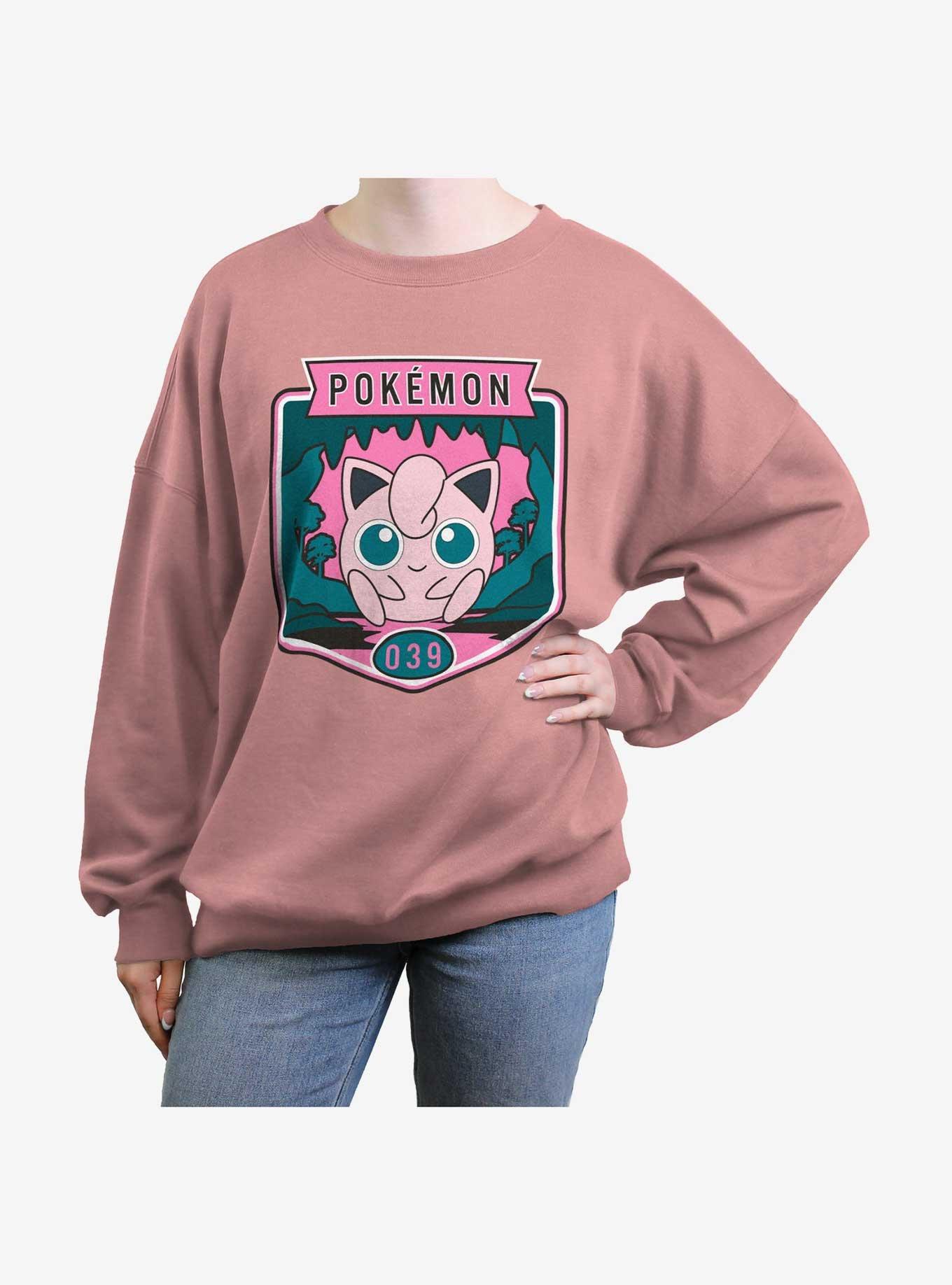 Pokemon Jigglypuff Womens Oversized Sweatshirt