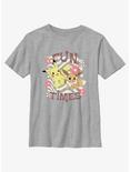 Pokemon Fun Times Pikachu & Eevee Youth T-Shirt, ATH HTR, hi-res