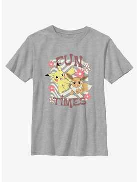 Pokemon Fun Times Pikachu & Eevee Youth T-Shirt, , hi-res