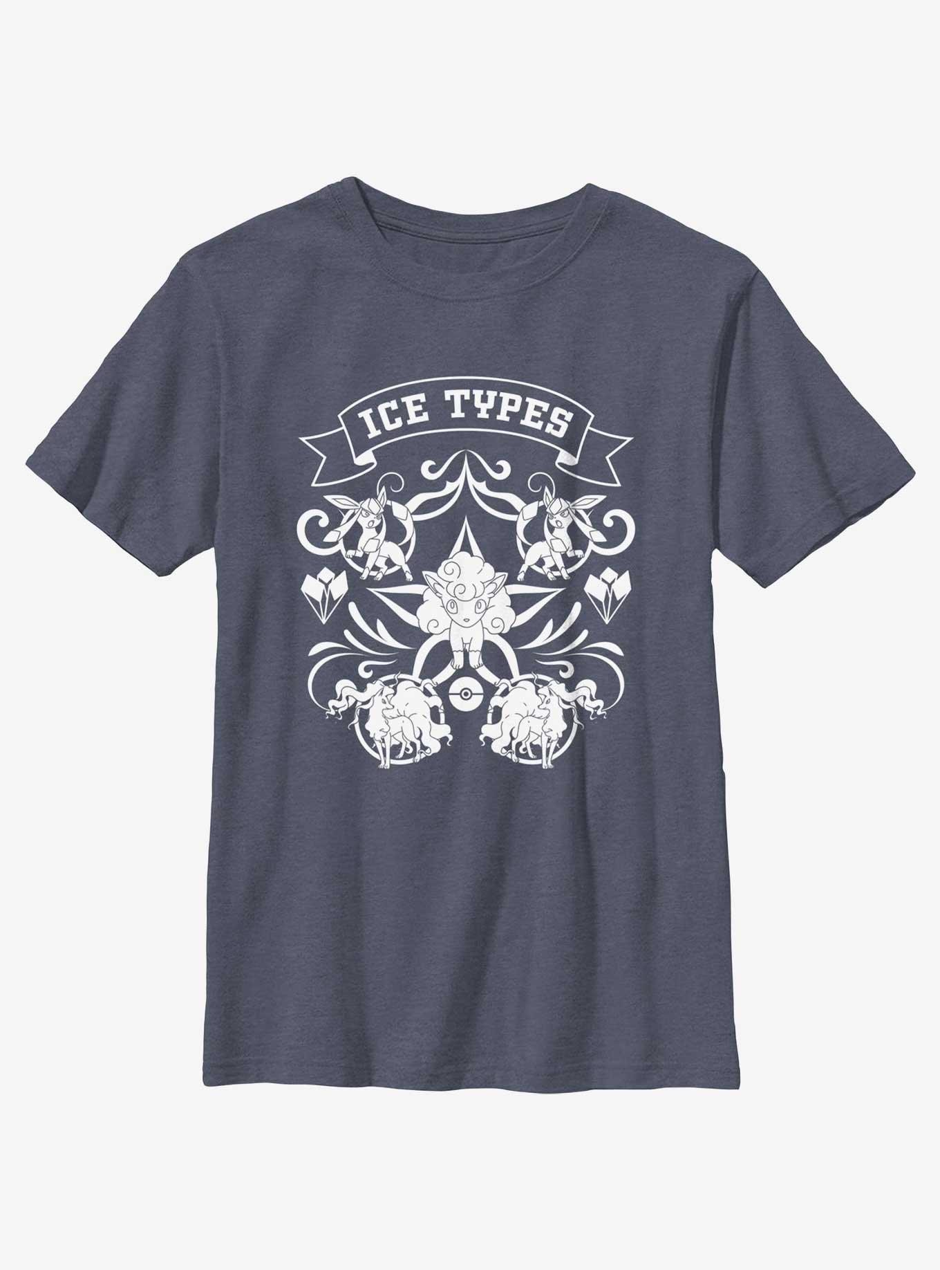 Pokemon Ice Type Winter Youth T-Shirt