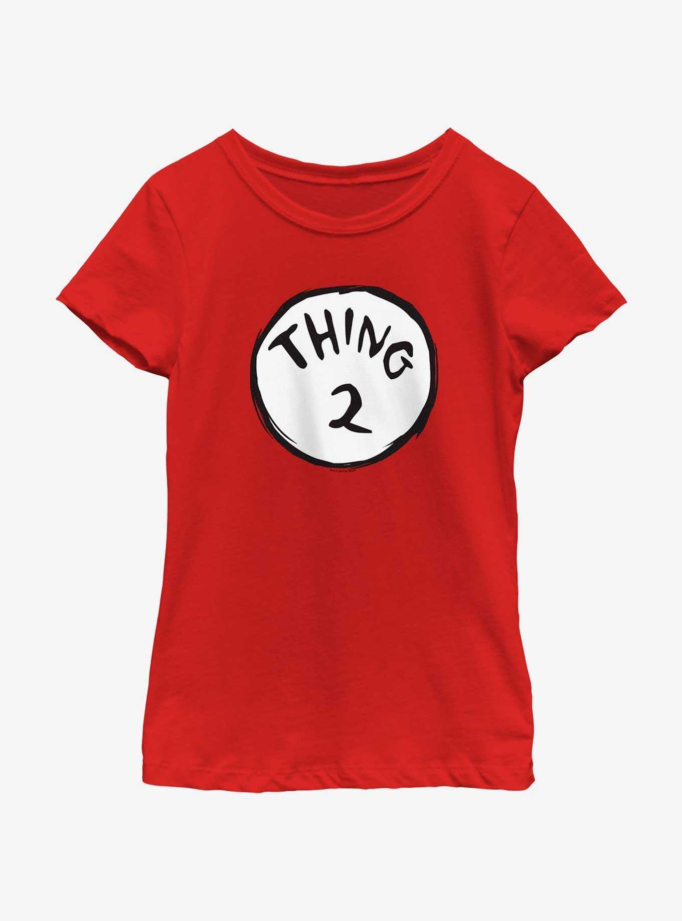 Dr. Seuss's Cat In The Hat Thing 2 Youth Girls T-Shirt, , hi-res