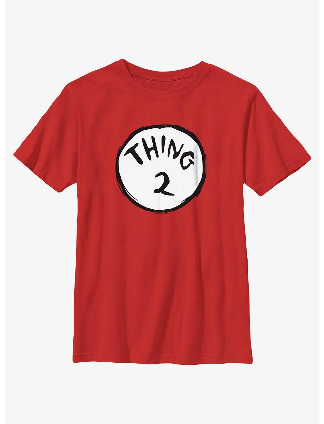 Dr. Seuss's Cat In The Hat Thing 2 Youth T-Shirt, RED, hi-res